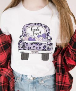 loads of love valentine truck hearts t shirt t shirt