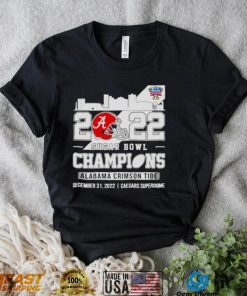 2022 Sugar Bowl Champions Alabama Crimson Tide skyline shirt