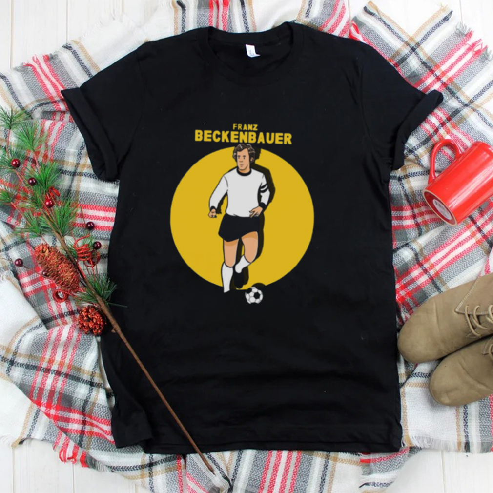 Franz Beckenbauer Retro Cartoon Art shirt