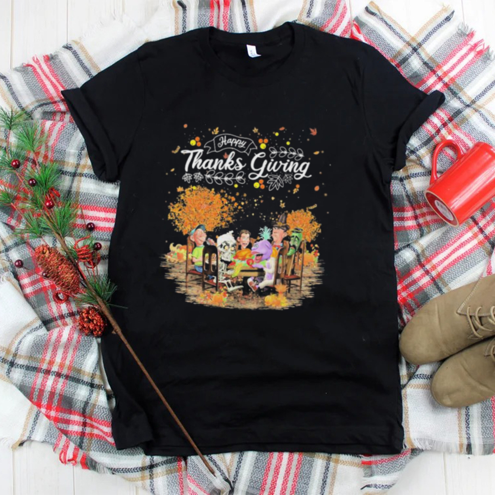 Jeff Dunham Characters Party Happy Thanksgiving Shirt