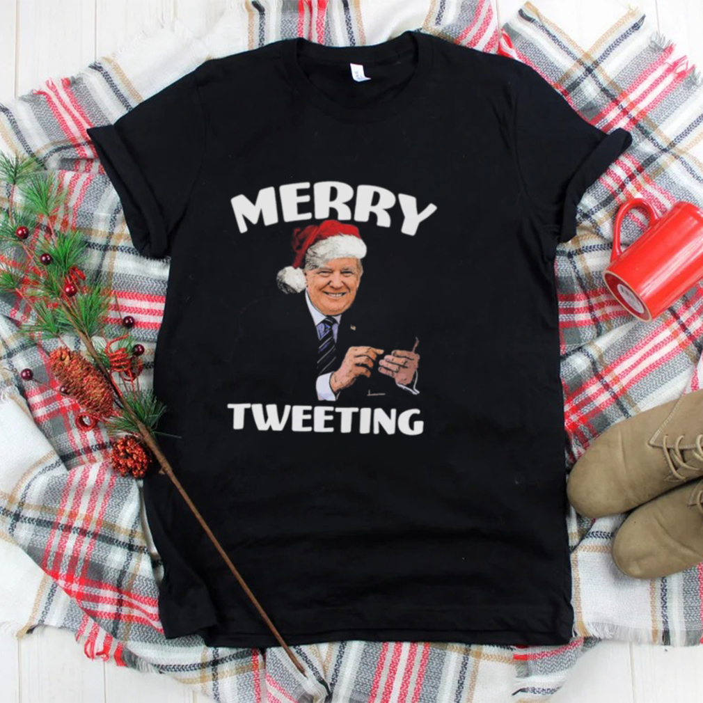 Santa Trump Merry Tweeting Christmas Shirt